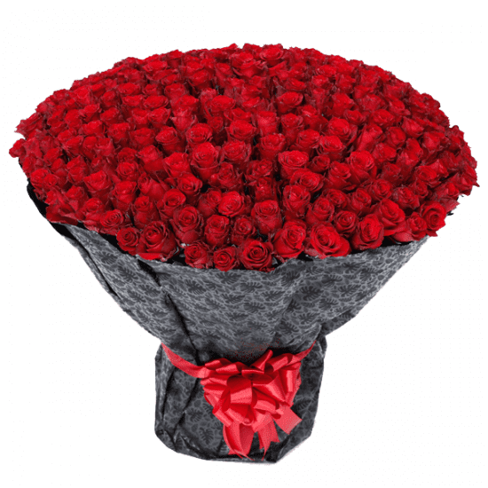 Big Heart Send/Buy Luxury 500 roses bouquet | Big Heart | JuneFlowers