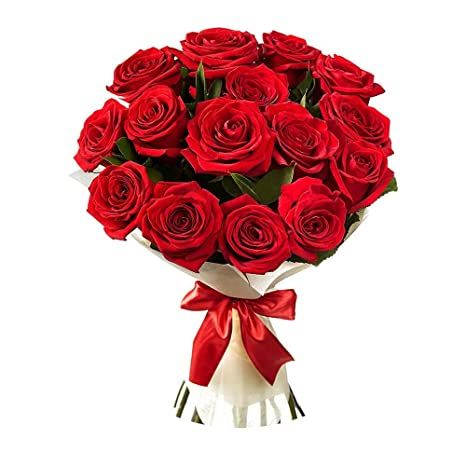 Simple 15 Simple 15 | Shop/Buy Red Rose Bouquet | JuneFlowers.com