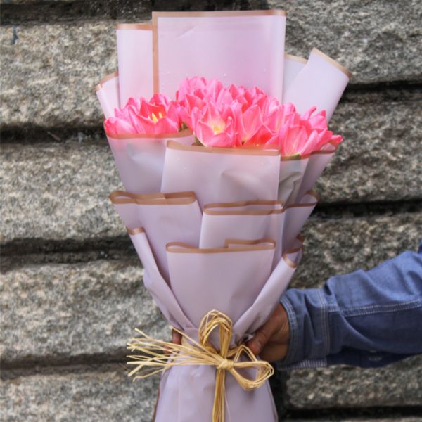 Valentine Tulip – For Girls The Best Valentine Pink Tulips | Valentine's day flowers delivery to Bangalore