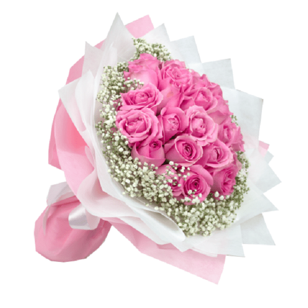 1547172453 The Perfect Pink Roses Bouquet | Online Rose Flowers Delivery in Bangalore