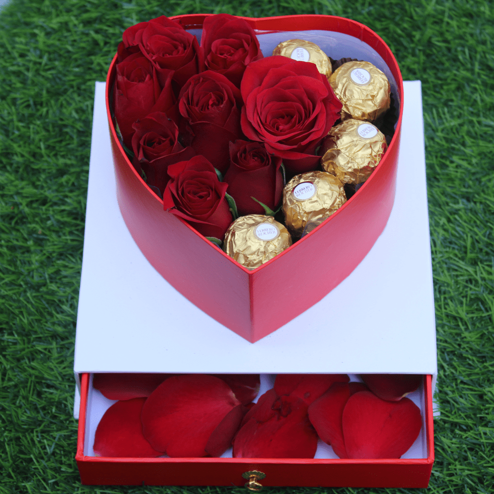 Sweet Heart Sweet Heart - Order Valentines day heart flowers -Juneflowers.com
