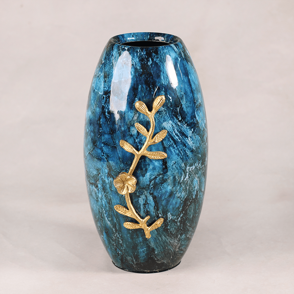 Goodhomes Metallic Vas Goodhomes Ceramic Vase -Order Designer Metallic Vase