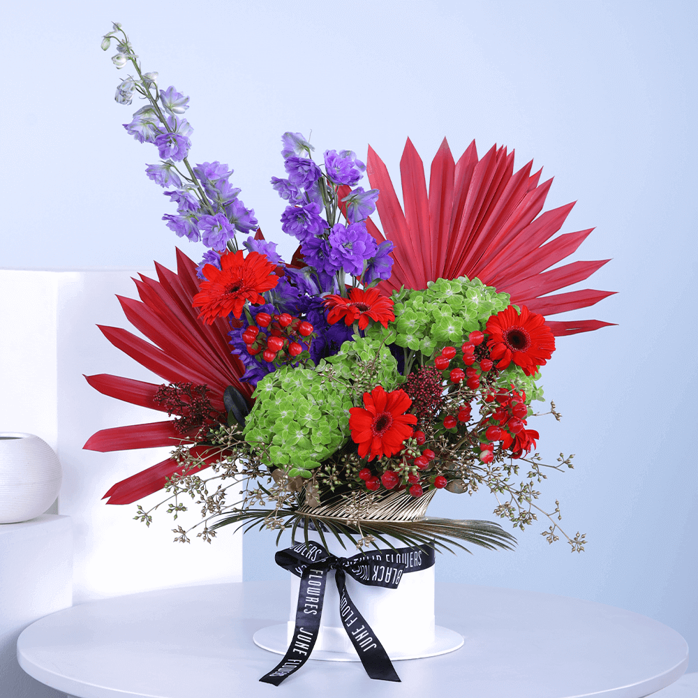 Choco-Floral Fantasia2 Choco-Floral Fantasia - valentine Hampers In Bangalore - Order now at June Flowers