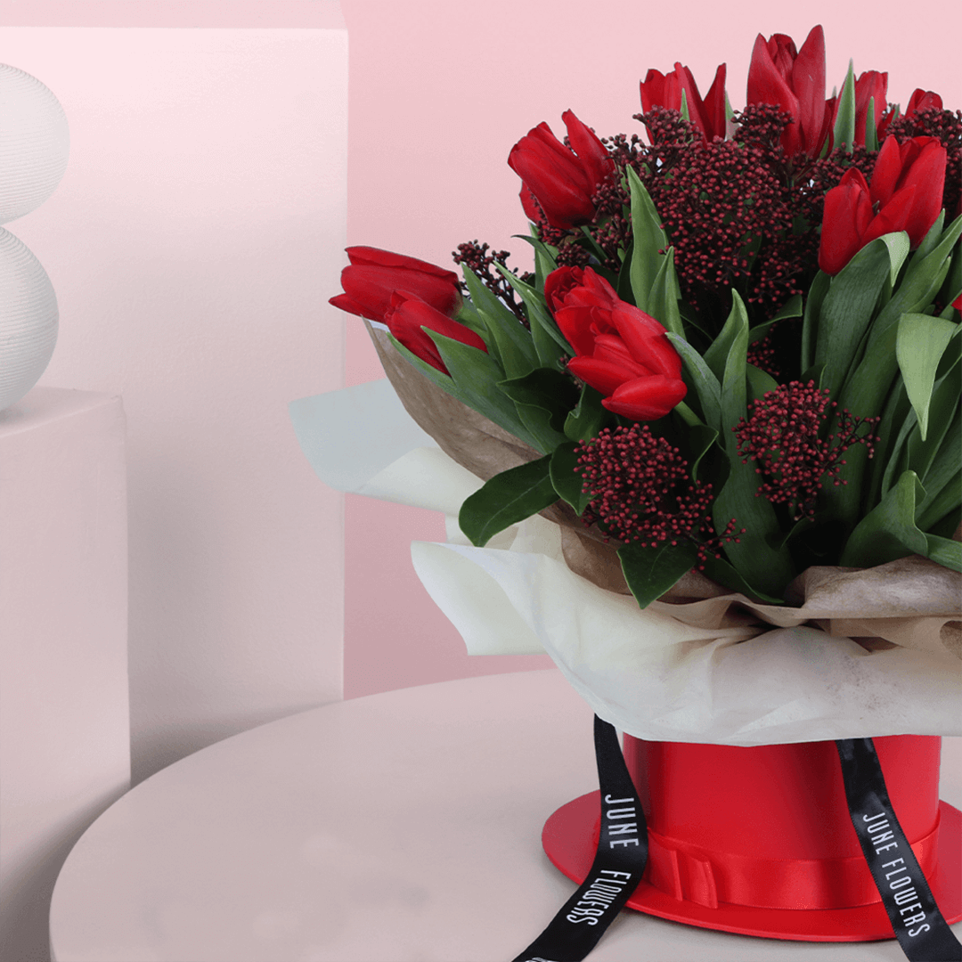 Tulip Kisses (3) Tulip Kisses - Unique Valentines Flowers to Light Up Your Love | June Flowers