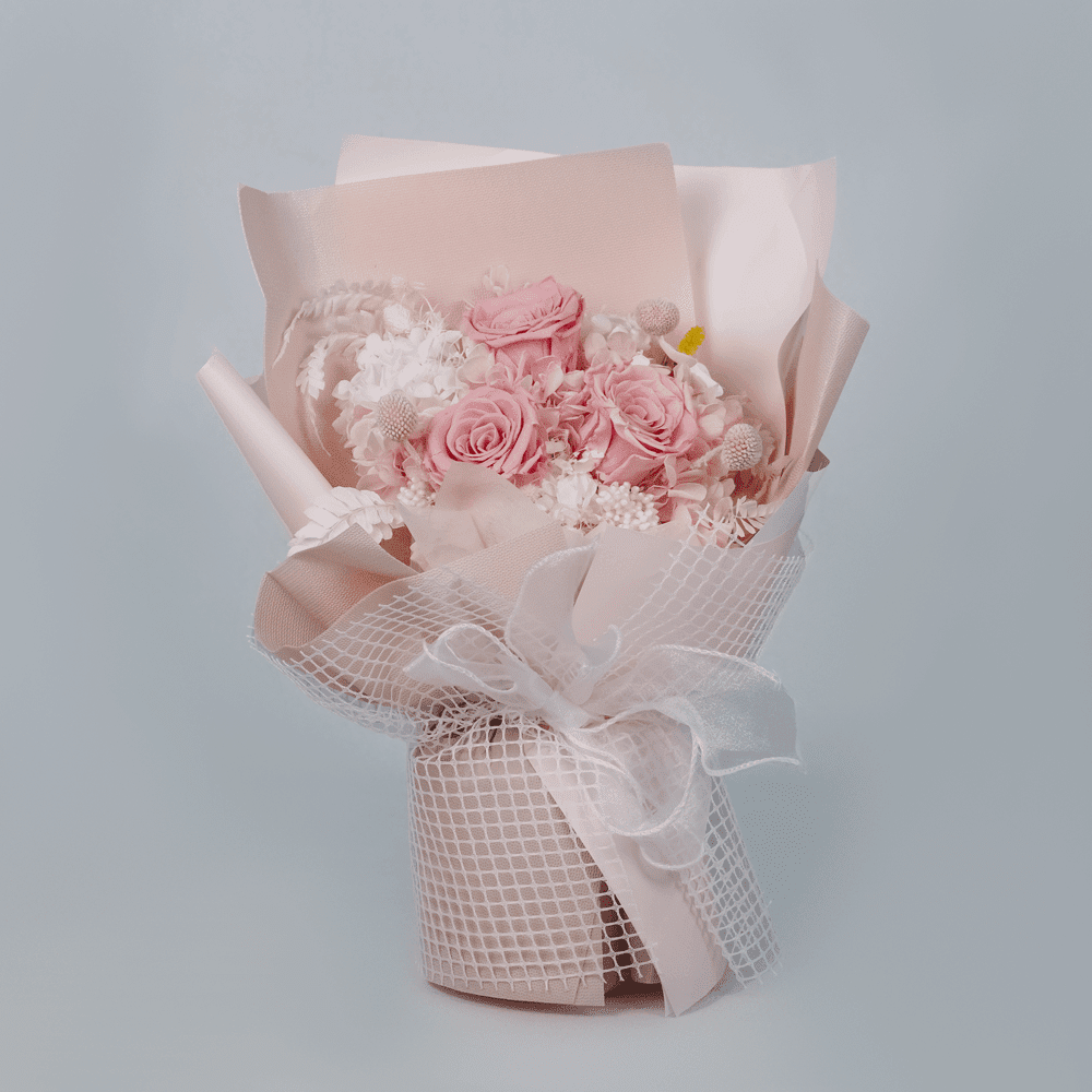 Forever Pink Forever Pink - Preserved Bouquet : Explore Preserved Bouquet in Bangalore | Order Now at June Flowers