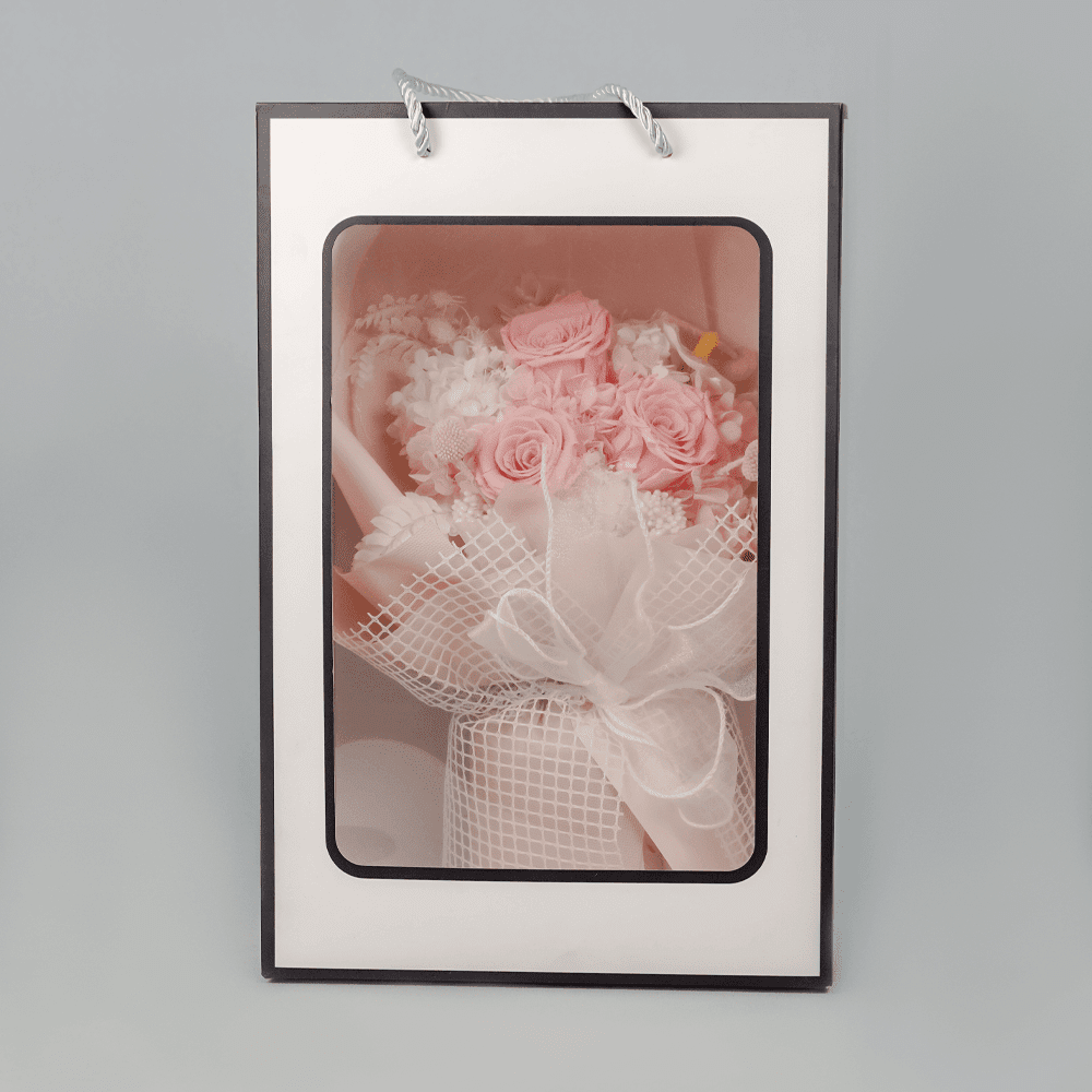 008Forever Pink Forever Pink - Preserved Bouquet : Explore Preserved Bouquet in Bangalore | Order Now at June Flowers