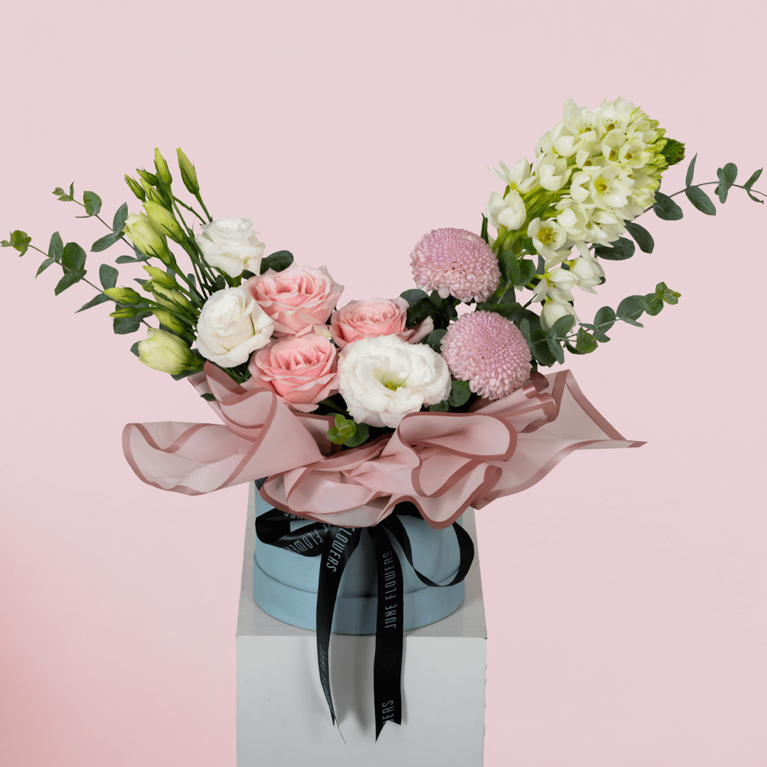 Mom’s Special Bloom (2) Mom's Special Bloom: Beautiful Flowers in a Box by BTFI (Order Now!