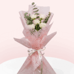 Fresh Grace – 5 White Roses